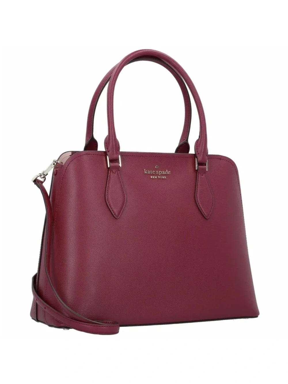 Kate Spade Darcy Small Satchel in a Rich Blackberry Preserve